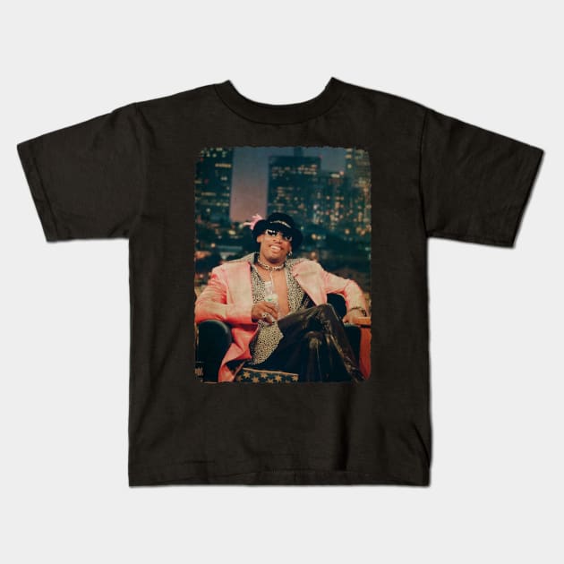Dennis Rodman Style Kids T-Shirt by Milu Milu